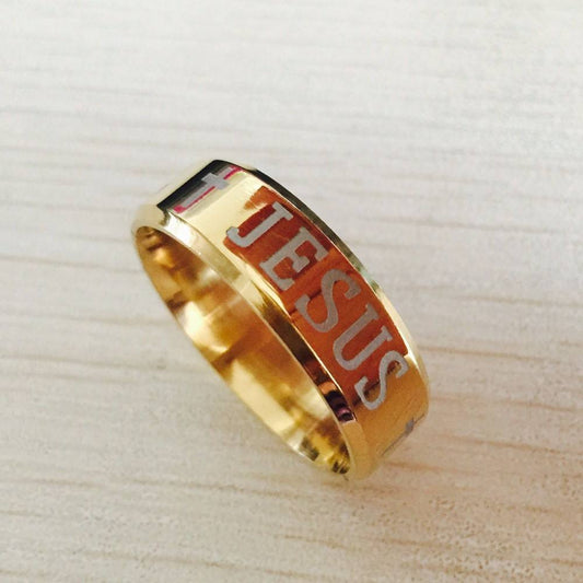 Rings - Premium Gold Jesus Ring + FREE Worship Ring