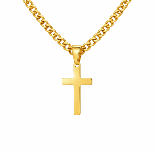 Cuban Chain Cross necklace